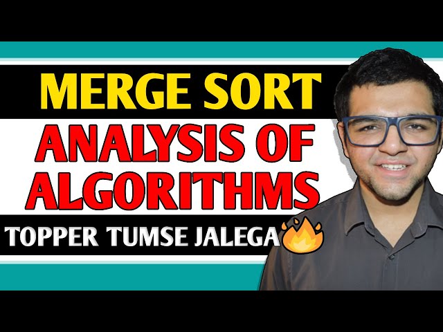 Merge Sort Algorithm 🔥