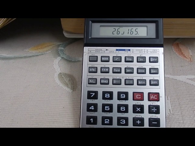 Scientific Calculator for Simplex Questions