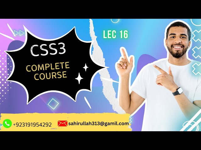 16thLec | CS202 | CSS |🎨 CSS Text Decoration Explained | Complete Guide for Beginners 🖌️