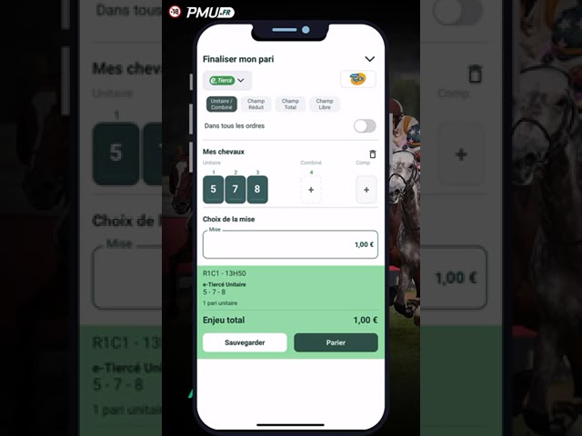 Comment engager un pari en champ réduit sur le site PMU.fr ?