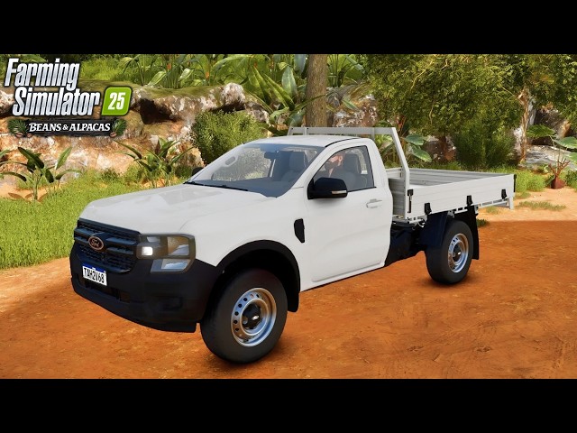 Ford Ranger, John Deere, & MB Semi Truck - Raw Gameplay | FS25 Beans & Alpacas Expansion