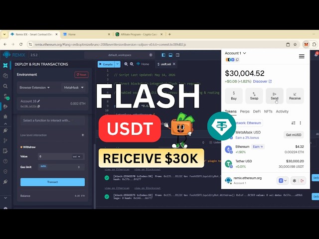 Create Flash USDT 2026 I Free source code - Step by Step