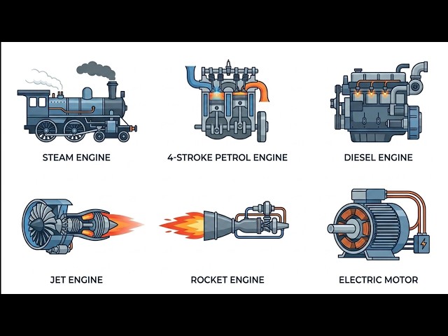 Every Engine Type Explained in 6 Minutes