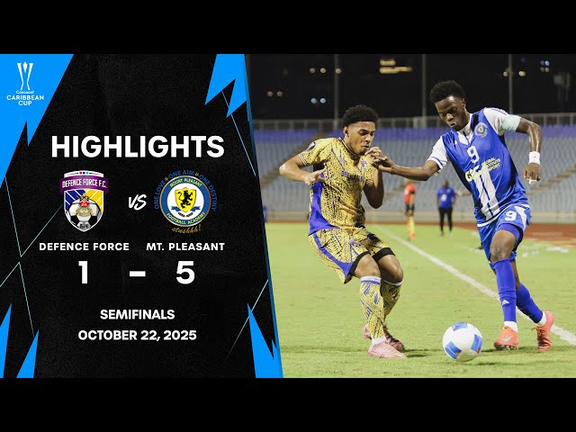 Defence Force vs Mt. Pleasant | 2025 Concacaf Caribbean Cup | Semifinal
