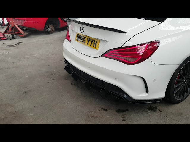 Mercedes CLA45 Popcorn limiter/Rev limiter/Pops and bangs