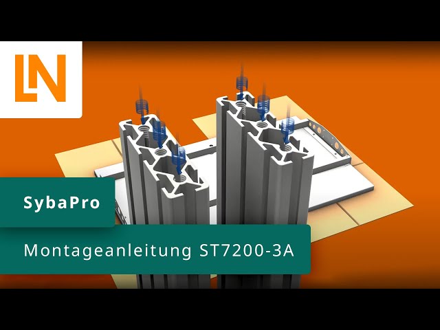 3-Etagiger mobiler Experimentierstand SybaPro | Montageanleitung