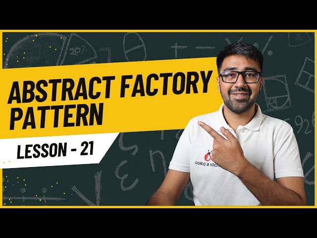 Abstract Factory Design Pattern Explained with Python Example | Low Level Design - Lesson 21