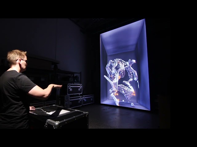 'Liquid mercury' - Interactive art  - IKONIX