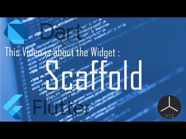 4 Flutter Widgets | شرح الـ Scaffold widget في الـ Flutter.