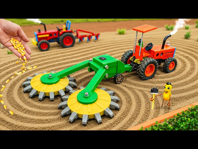 DIY Mini Tractor Rotary Cultivator 🚜 Growing a New Kumquat Farm | HP Mini