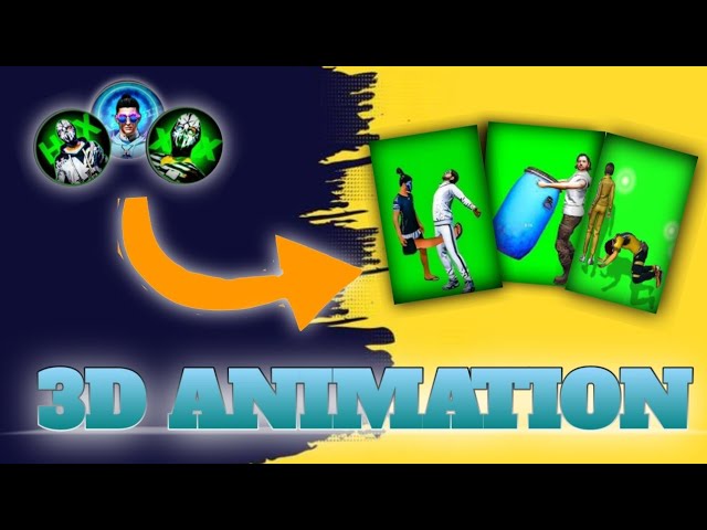 To Make Funny 3D Green Screen Video Of Free Fire Character 🤯 || How To Make 3D Animation video