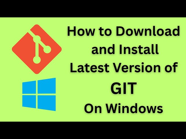 GIT | How to download and install latest version of GIT on Windows  #git