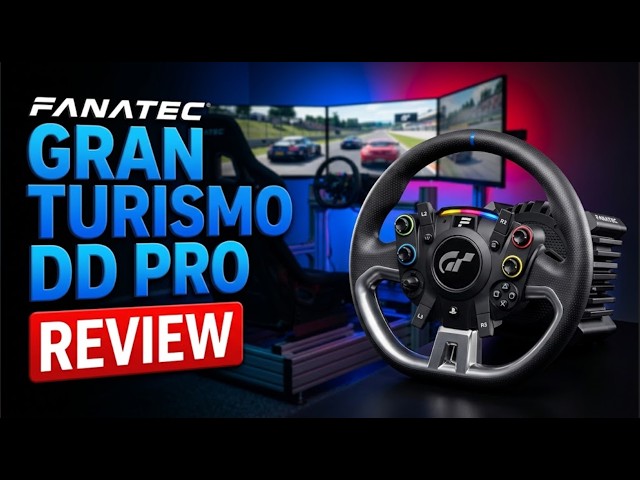 This steering wheel is liscenced by PlayStation, Fanatech Steering Wheel Review.