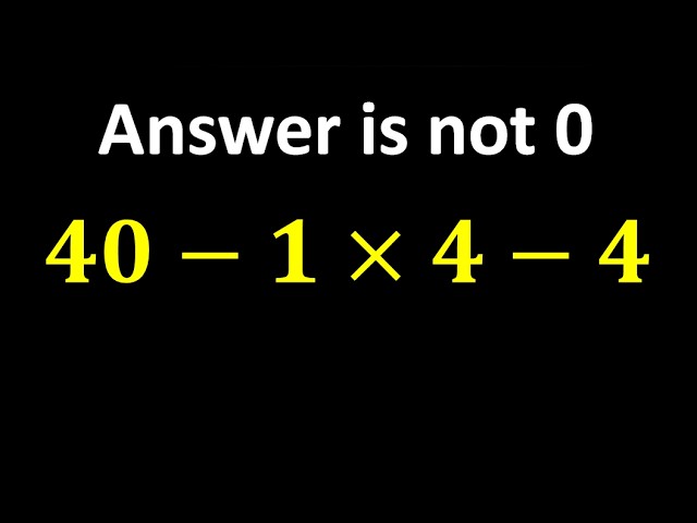 This Simple Math Mistake Fools Everyone!