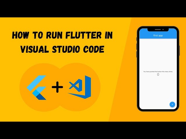 How to run flutter in visual studio code