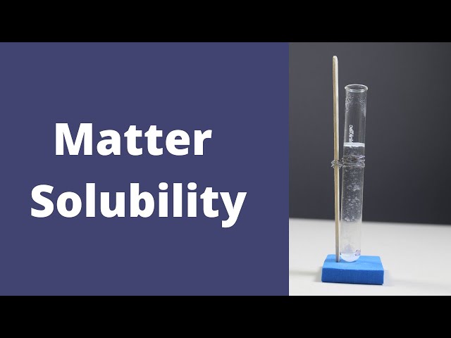 Matter - Solubility | ThinkTac | Science Experiment