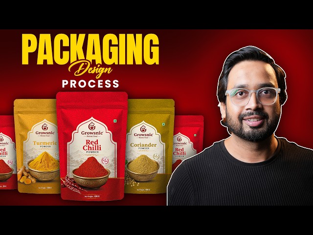 Packaging Design Complete Process | Pouch Packaging Design in Illustrator