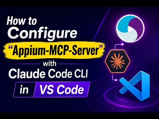 How to Configure "Appium-MCP-Server" with "Claude Code CLI" in VS Code | Appium-MCP-Server" Tutorial
