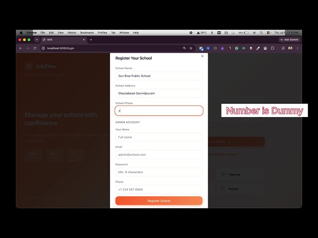 School Management System Project in MERN Stack (React JS + Node.js) | Full Stack School Software