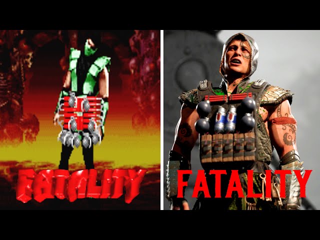 Evolution of Mortal Kombat 1 2023 Fatalities