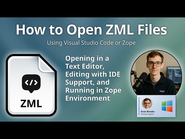 How to Open ZML Files (Zope Markup Language)