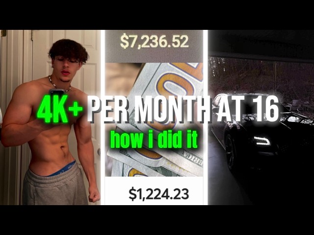 how to actually start making money as a teenager