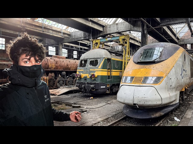 We Discovered Hundreds of Abandoned Subway Trains Inside Warehouse
