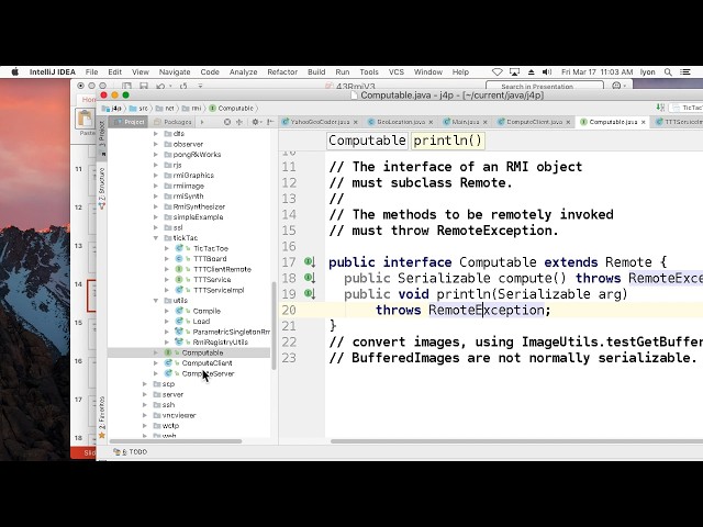 IACTJava for Programmers by D. Lyon Chapter 43, RMIhttp://www.inventus.org