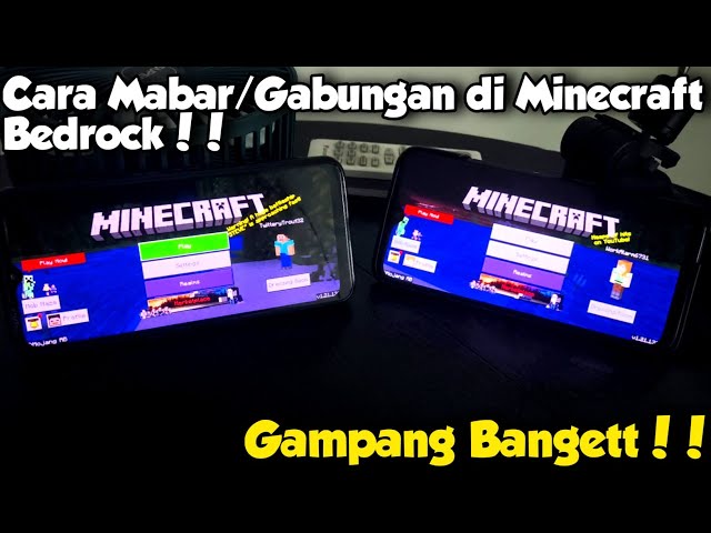 Cara Gabungan Mabar Multiplayer Main Bareng di Minecraft !! // 100% BERHASIL//Versi Terbaru