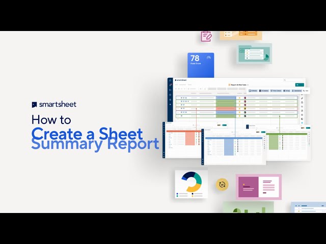 How to create a Sheet Summary Report