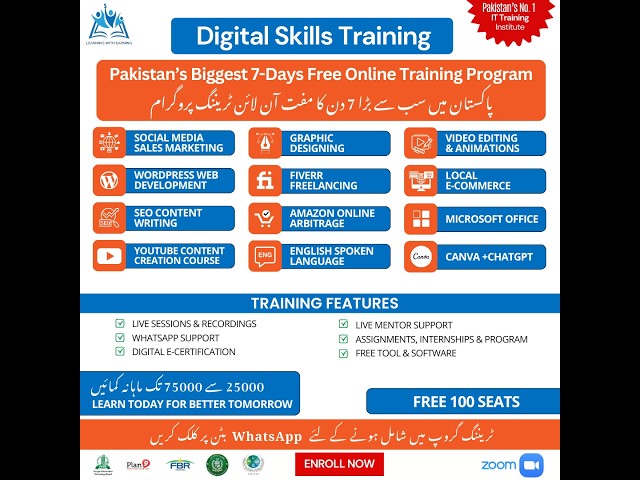 FREE 1-Week Digital Skills Training