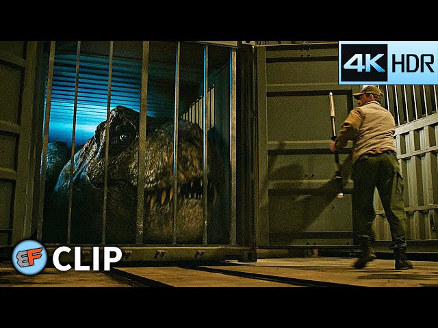 T-Rex Eats Goat - Lockwood Estate Scene | Jurassic World Fallen Kingdom (2018) 4K HDR Movie Clip