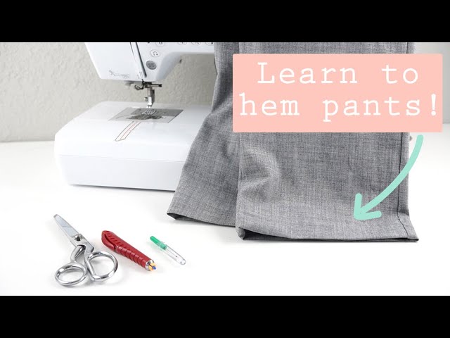 How to Hem Pants Using a Blind Hem Stitch