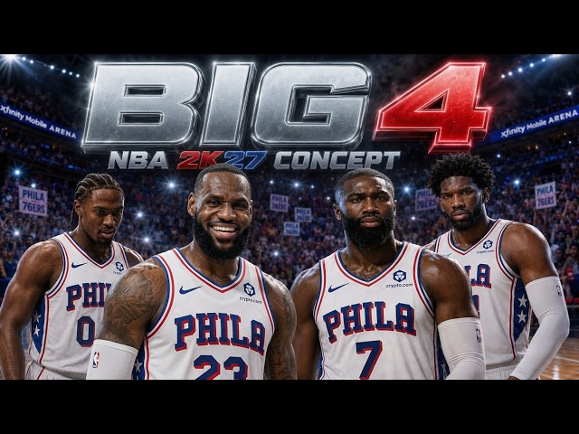 🔥This SIXERS BIG 4 is UNFAIR!🏀NBA2K27 CONCEPT🏀