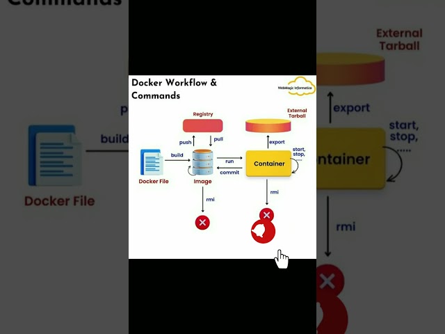 docker work flow #docker #kubernetes #coding #shortsvideo #developers #programmer #programming