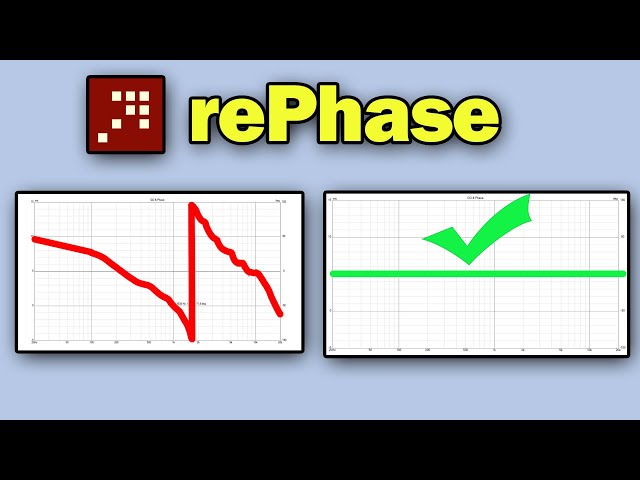🎧 Linear Phase Crossover Correction with RePhase – Step-by-Step Tutorial