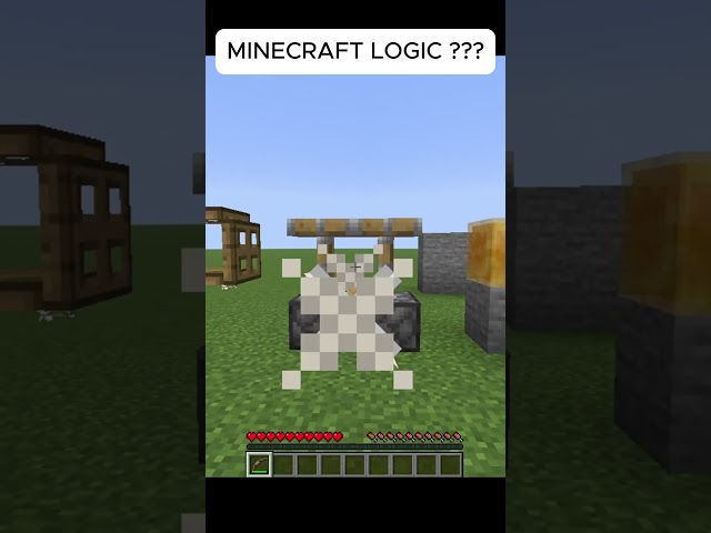 Minecraft Logic ??? #shorts #logic #minecraft #java #gaming #viral #trending #senpaispider #banku