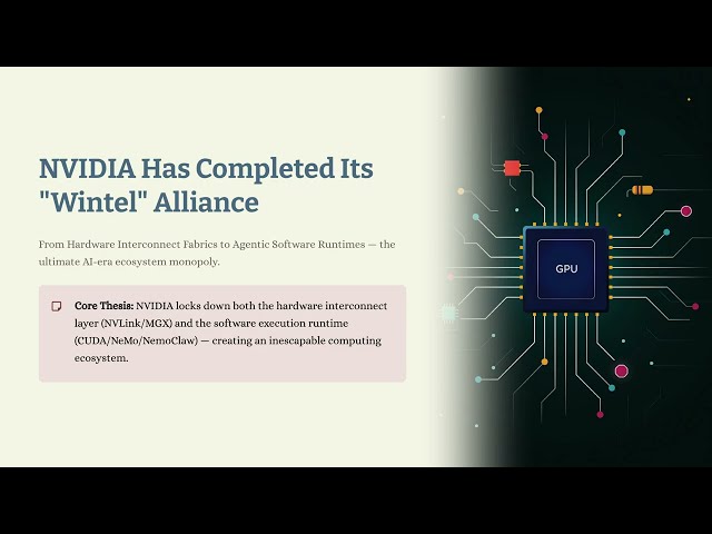 NVIDIA Has Completed Its  Wintel  Alliance