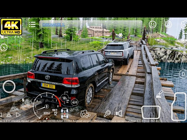 Toyota Land Cruiser & Range Rover Autobiography | Offroad Convoy | Car Parking Multiplayer 2 