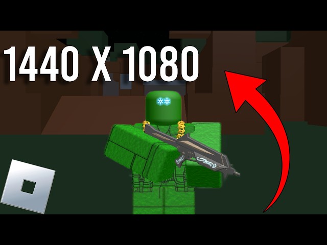 How I Use Stretched Resolution in Roblox (ROBLOX TUTORIALS)