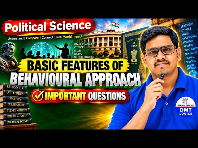 Basic Features of Behavioural Approach in Political Science | Political Science | Degree Classes