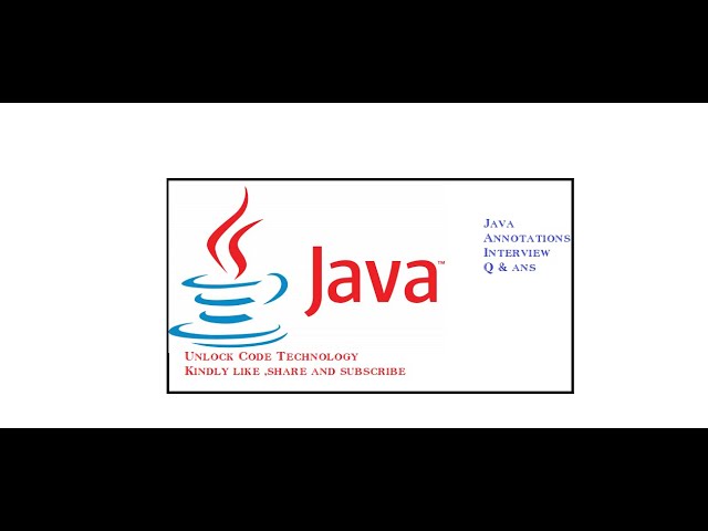 Java Annotation | Annotation in Java | Interview Q & A of Java Annotation |Unlock Code Technology