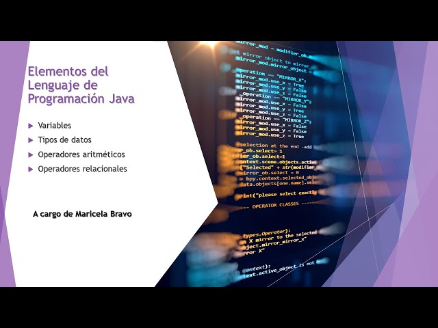 Elementos del Lenguaje Java