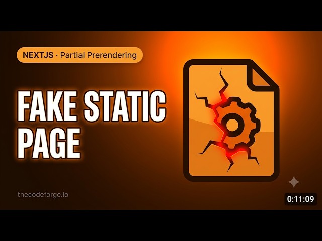 Next.js Partial Prerendering: Your "static" page was actually all