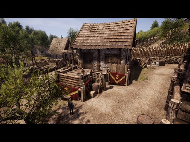 Medieval Dynasty : how to make house with platform