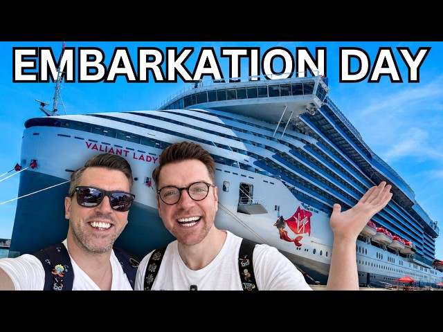 Virgin Voyages Valiant Lady 2.0! Embarkation Day in Rome | Cruise Vlog
