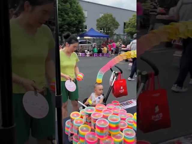POV: thinking I'm good with a slinky.  Until... #shorts #china #slinky