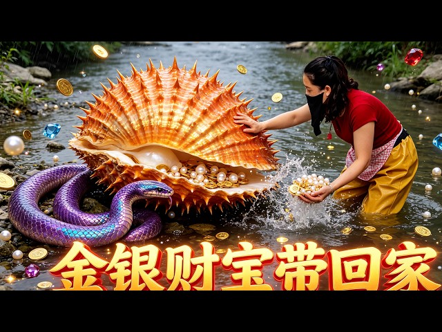 2The super pearl in the python and giant clam