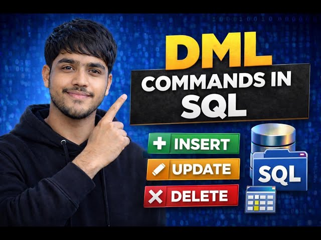 DML Commands in SQL | INSERT UPDATE DELETE Explained with Examples