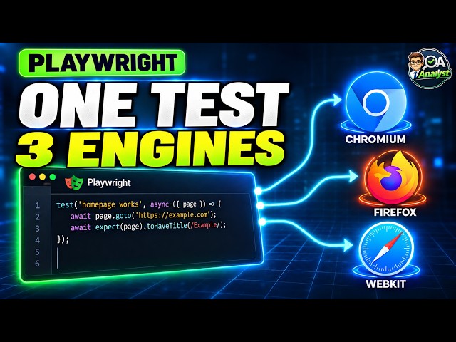 Playwright Browser Engines Explained | Chromium vs Firefox vs WebKit